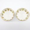 Picture of Pair of Jean Pouyat Limoges, France Porcelain Saucer Champagne Glasses with Plique-à-Jour Grapes