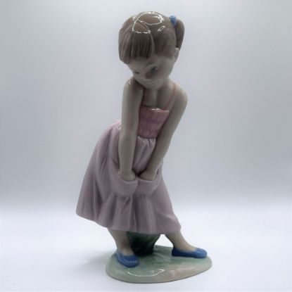 Picture of Lladro #9171 "Sweet Shyness" Figurine