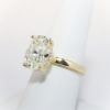 Picture of 14k Yellow Gold & GIA Certified Oval Brilliant Cut Solitaire Ring