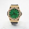 Picture of Hublot Classic Fusion 18k Rose Gold Automatic Green Dial and Diamond Bezel Watch