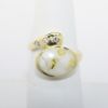 Picture of 14k Yellow Gold Alaskan Gold Quartz Diamond Ring 