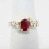 Picture of 18k Yellow Gold Ruby & Diamond Ring