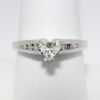 Picture of 14k White Gold Heart Shape Diamond Ring