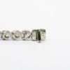 Picture of 14k White Gold & Round Brilliant Cut Diamond Tennis Bracelet