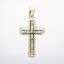 Picture of 18k Yellow Gold & Diamond Encrusted Cross Pendant