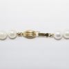 Picture of 26" Hand Knotted, White, Freshwater Cultured Pearl Necklace with 14k Gold Clasp