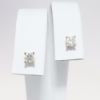 Picture of 14k Yellow Gold & Round Brilliant Cut Diamond Solitaire Stud Earrings