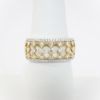 Picture of 14k Pierced Two-Tone Gold & Round Brilliant Cut Diamonds Ring