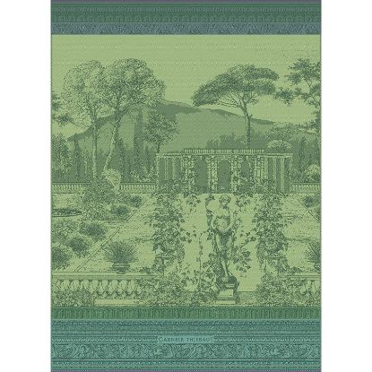 Picture of Le Jacquard Français Jardin Spiritual Red Tea Towel