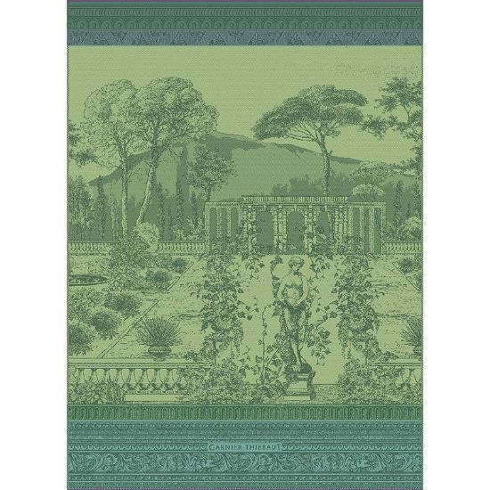 Picture of Le Jacquard Français Jardin Spiritual Red Tea Towel