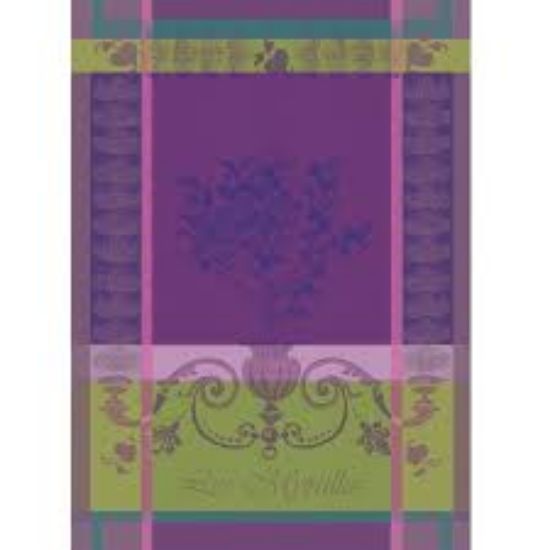 Picture of Garnier-Thiebaut "Myrtilles" Violet Tea Towel