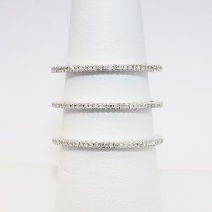 Picture of 14k White Gold & Diamond Cage Ring