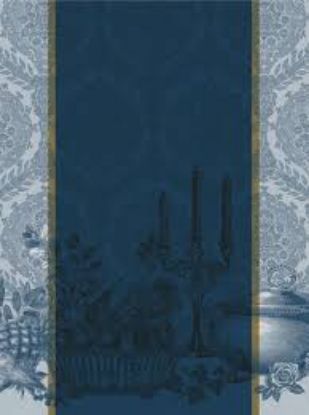 Picture of Le Jacquard Français "Festin" Blue Tea Towel