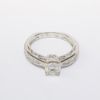 Picture of 18k White Gold & Round Brilliant Cut Diamond Bridal Ring Set