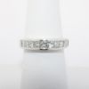 Picture of 14k White Gold & Channel Set Square Brilliant Cut Diamond Wedding Ring