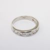 Picture of 14k White Gold & Channel Set Round Brilliant Cut Diamonds Wedding Band