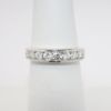 Picture of 14k White Gold & Channel Set Round Brilliant Cut Diamonds Wedding Band