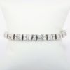 Picture of 14k White Gold & Alternating Round Brilliant & Baguette Cut Diamond Bracelet