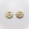 Picture of 14k Yellow Gold & Round Brilliant Cut Diamond Earring Jackets