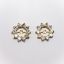 Picture of 14k Yellow Gold & Round Brilliant Cut Diamond Earring Jackets