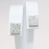 Picture of 14k White Gold & Multi Square Cut Diamond Stud Earrings