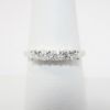 Picture of 14k White Gold & Round Brilliant Cut Diamond Wedding Band