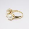 Picture of 14k Yellow Gold & Three Cultured Pearls Ring