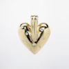 Picture of 14k Yellow Gold Heart Pendant with Round Brilliant Cut Diamond Polka Dots