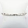 Picture of 14k White Gold & Alternating Round & Baguette Cut Diamond Bracelet