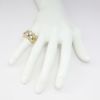 Picture of 14k Yellow Gold Modernist Ring with Six Round Brilliant Cut Diamonds