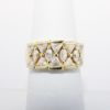 Picture of 14k Yellow Gold, Marquise & Triangle Brilliant Cut Diamonds Ring