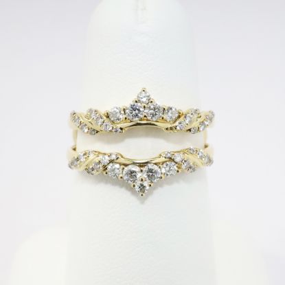 Picture of 14k Yellow Gold & Diamond Insert Ring Enhancer