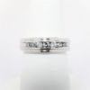 Picture of Men's Platinum & Channel Set Round Brilliant Cut Diamond Wedding Band