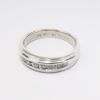 Picture of Men's Platinum & Channel Set Round Brilliant Cut Diamond Wedding Band