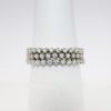 Picture of 14k White Gold & Round Brilliant Cut Diamonds Flexible Coil Ring