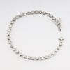 Picture of 18k White Gold & Bezel Set Round Cut Diamond Tennis Bracelet