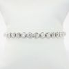 Picture of 18k White Gold & Bezel Set Round Cut Diamond Tennis Bracelet