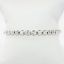 Picture of 18k White Gold & Bezel Set Round Cut Diamond Tennis Bracelet