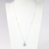 Picture of 14k White Gold Necklace with Diamond Snowflake Pendant