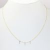 Picture of 18k Yellow Gold Necklace with Floating Diamond Accents 