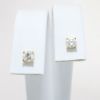 Picture of 14k Yellow Gold & Round Brilliant Cut Diamond Solitaire Stud Earrings