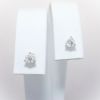 Picture of 14k White Gold & Diamond Solitaire Earrings  