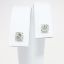 Picture of 14k White Gold & Round Brilliant Cut Diamond Solitaire Stud Earrings