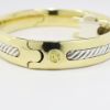 Picture of 18k Yellow Gold & Sterling Silver David Yurman Hinged Bangle Bracelet 