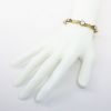 Picture of Antique Victorian Etruscan Revival 14k Yellow Gold, Opal & Pearl Hinged Bangle Bracelet