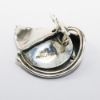 Picture of Vintage Modernist Avi Soffer Sterling Silver & Ancient Roman Glass Clip-On Earrings