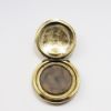 Picture of Antique Victorian 10k Yellow Gold Mourning Locket with Braided Hair