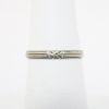 Picture of Antique 18k White Gold Etched Wedding Band with Milgrain Detailing