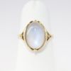 Picture of Vintage Siffari 10k Gold & Moonstone Cabochon Modernist Ring