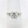 Picture of Antique Art Deco Era Platinum & Round Transitional Cut Diamond Engagement Ring